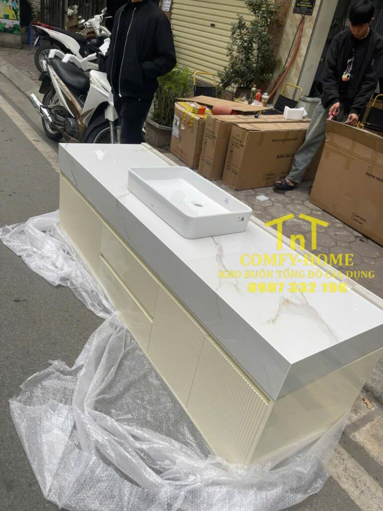 Tủ Lavabo Kết Hợp Máy Giặt Thông Minh | TNTComfyHome