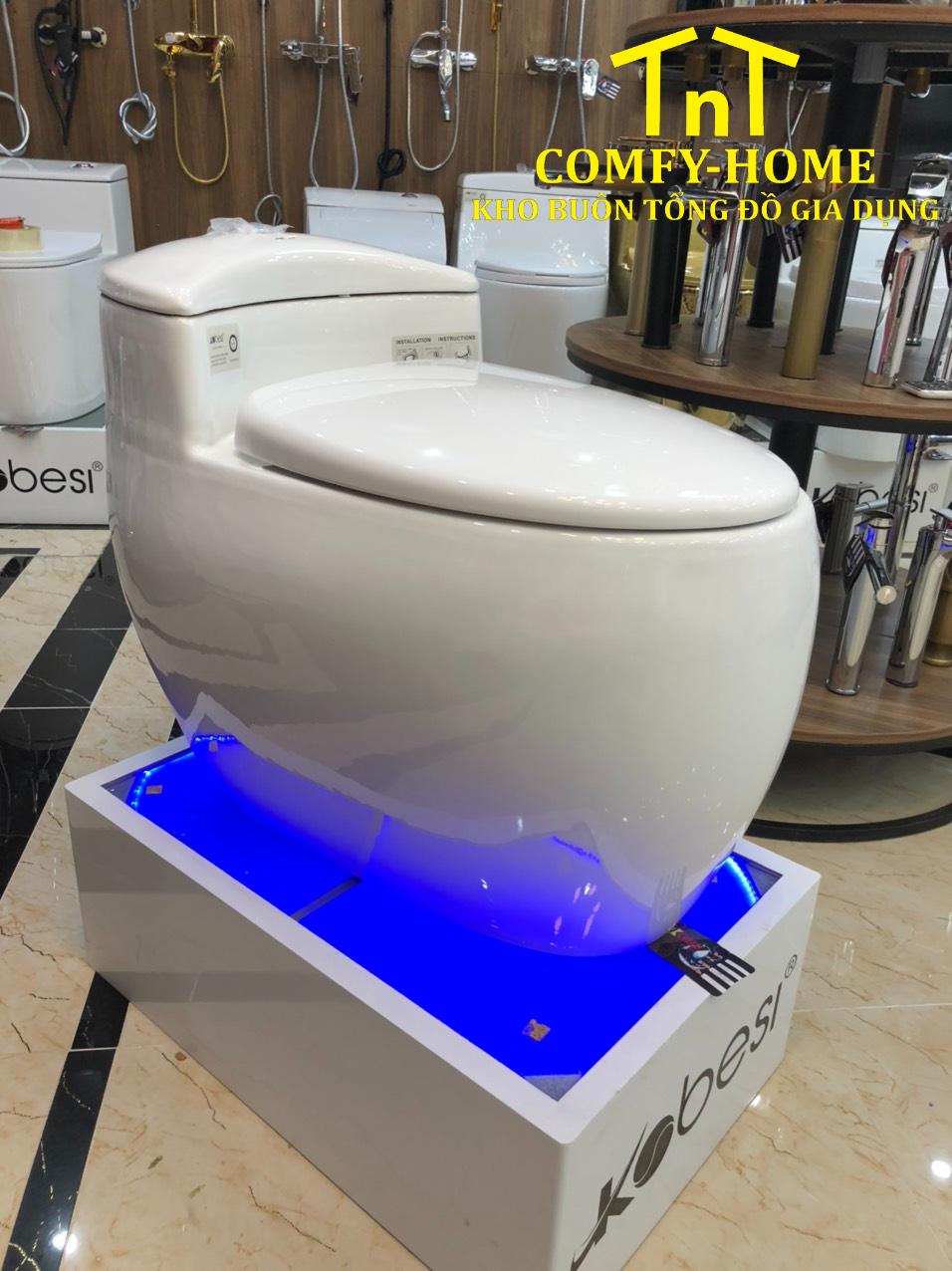 Bồn Cầu Trứng Một Khối Cao Cấp – Thiết Kế Công Thái Học Nghệ Thuật - Image 12