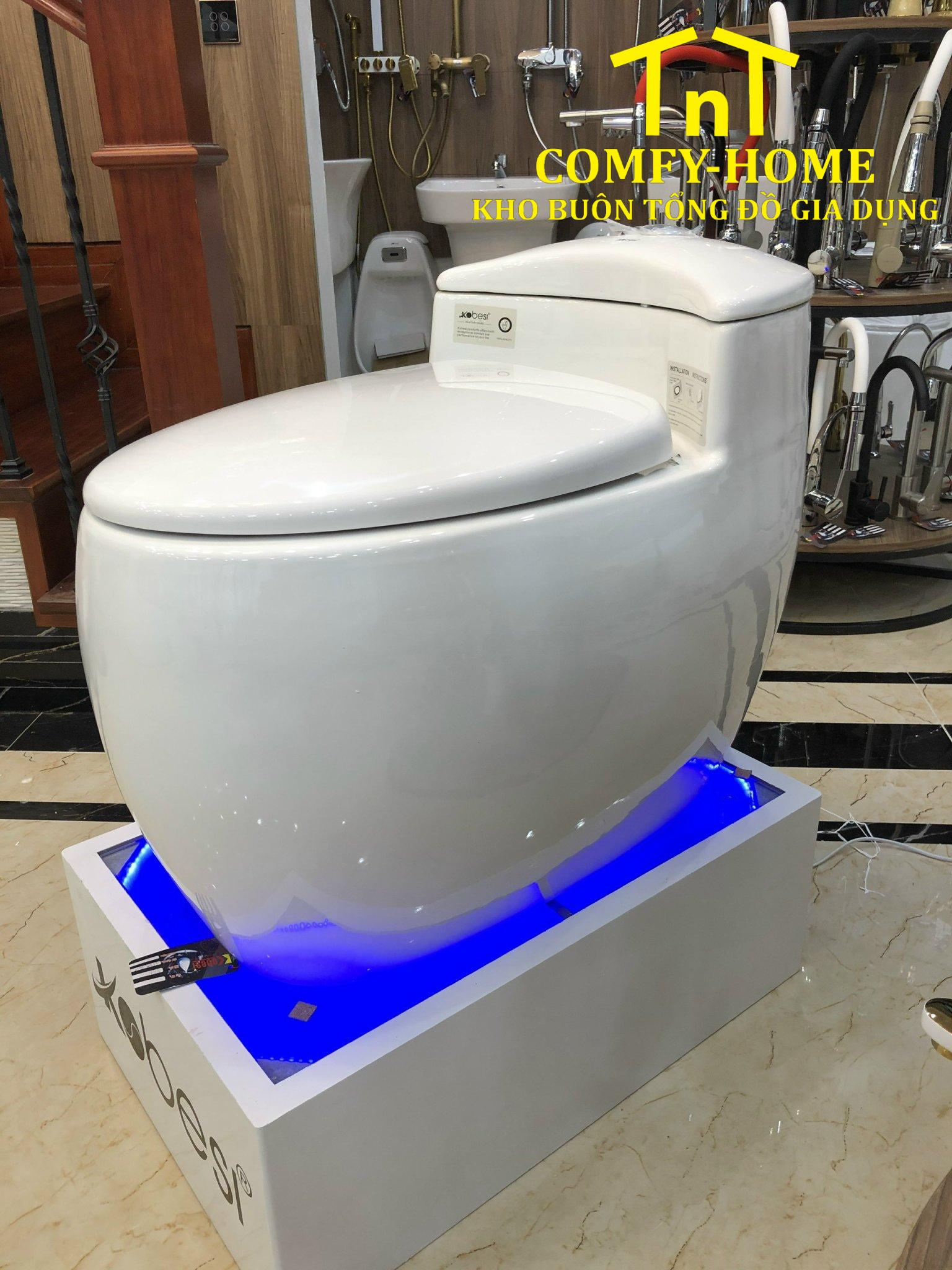 Bồn Cầu Trứng Một Khối Cao Cấp – Thiết Kế Công Thái Học Nghệ Thuật - Image 4