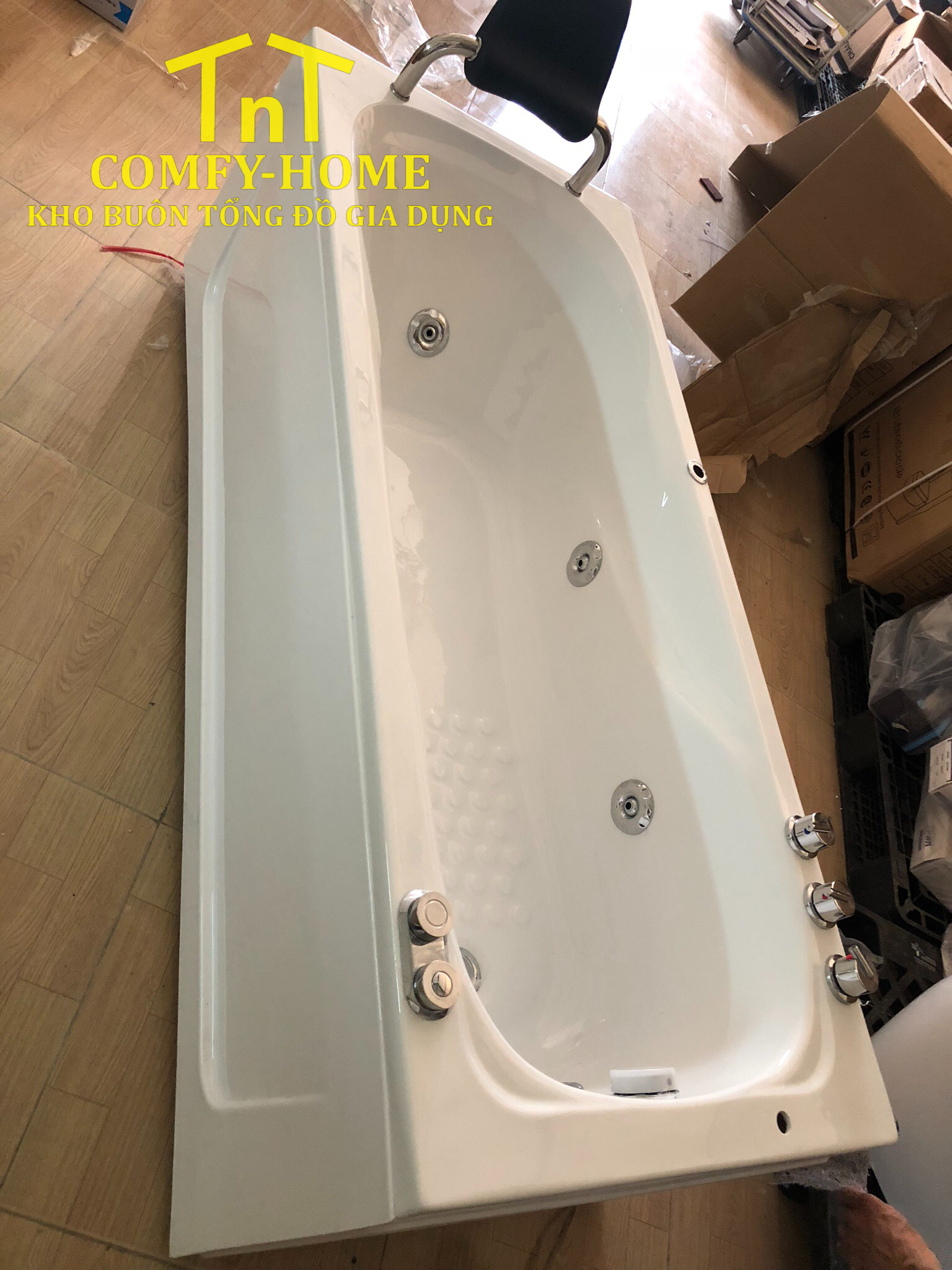 Bồn tắm nằm massage Acrylic TnT Comfy-Home - Image 2