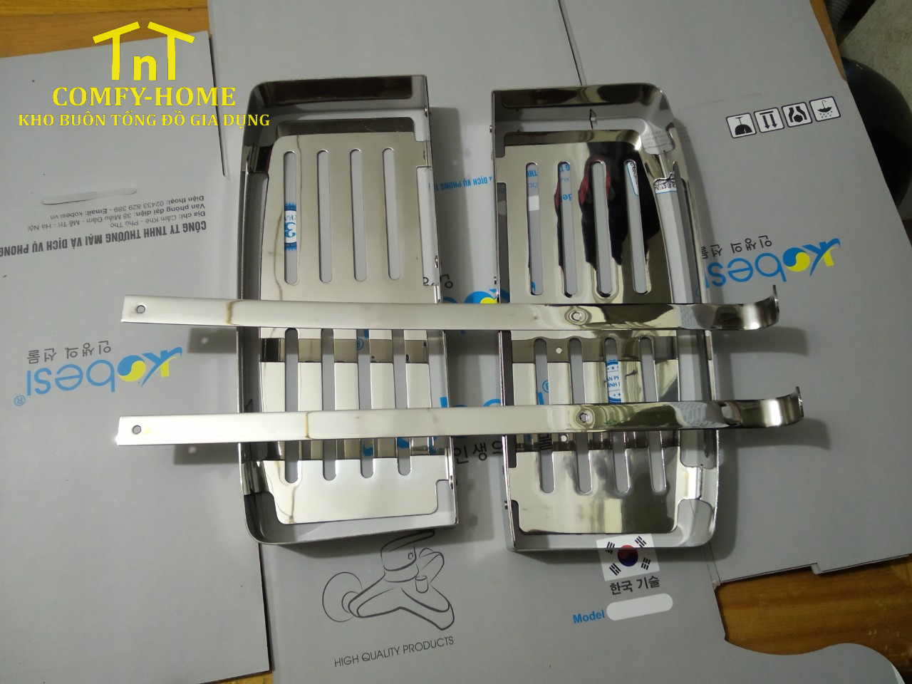 Kệ để đồ nhà tắm Inox 304 cao cấp – Model TNT COMFY-HOME - Image 2