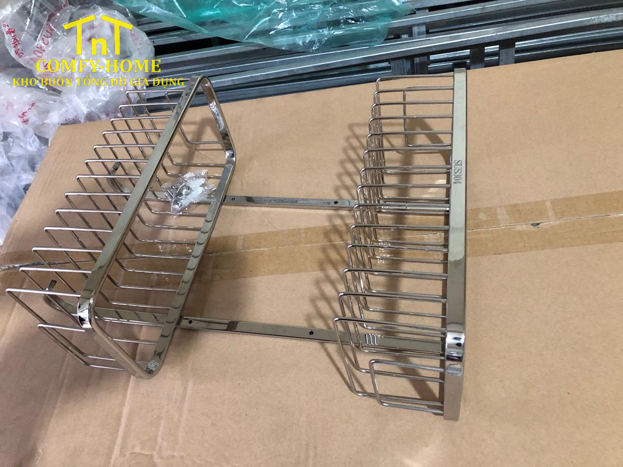 Kệ để đồ nhà tắm Inox 304 cao cấp – Model TNT COMFY-HOME