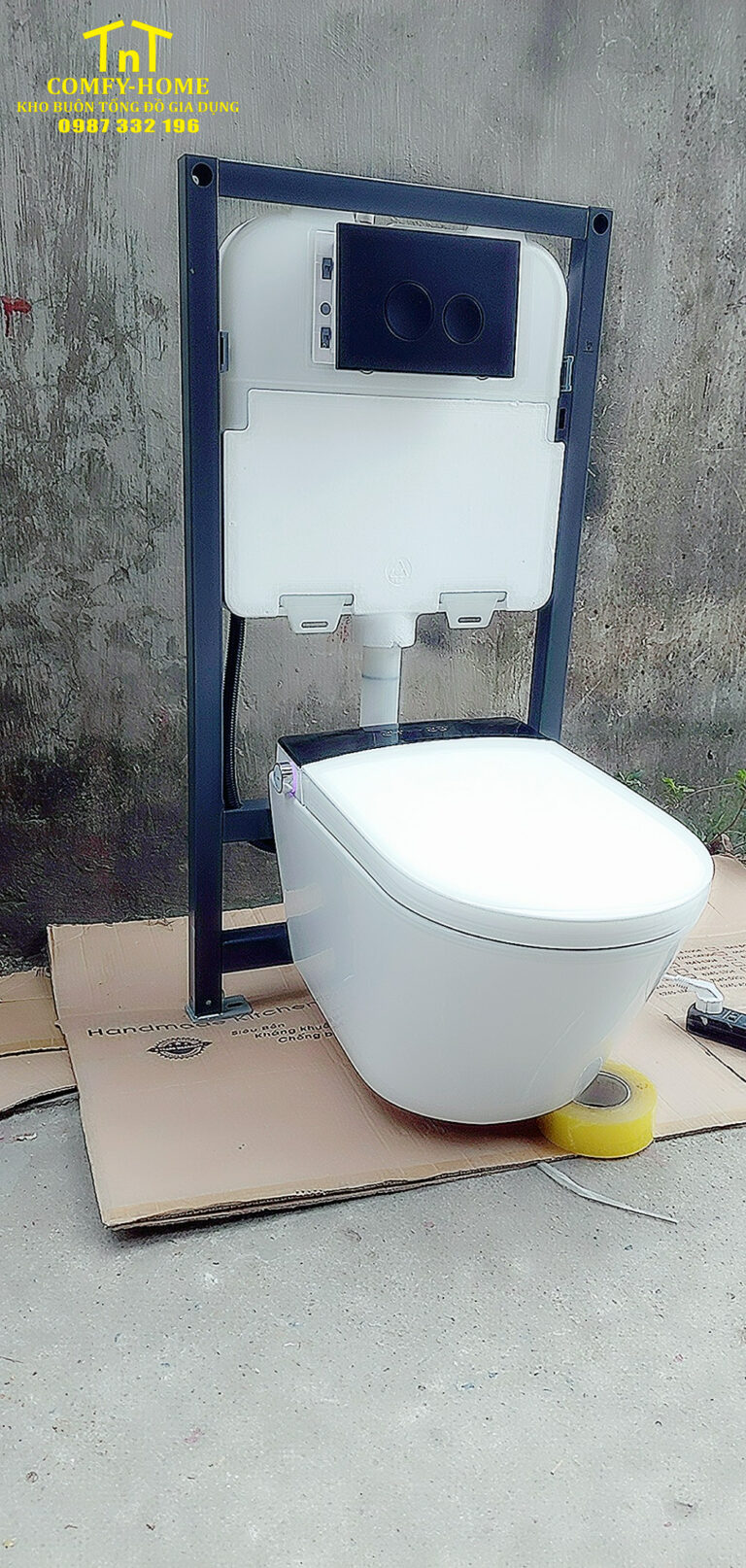 Bồn Cầu Treo Tường Thông Minh Cao Cấp