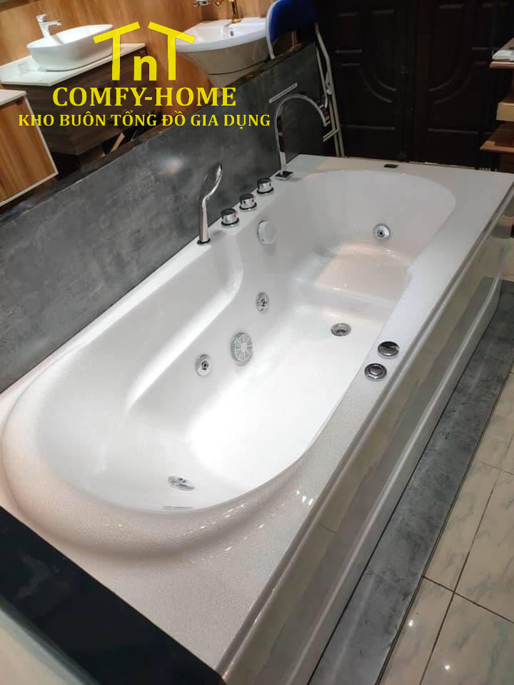 Bồn tắm nằm massage Acrylic TnT Comfy-Home - Image 5