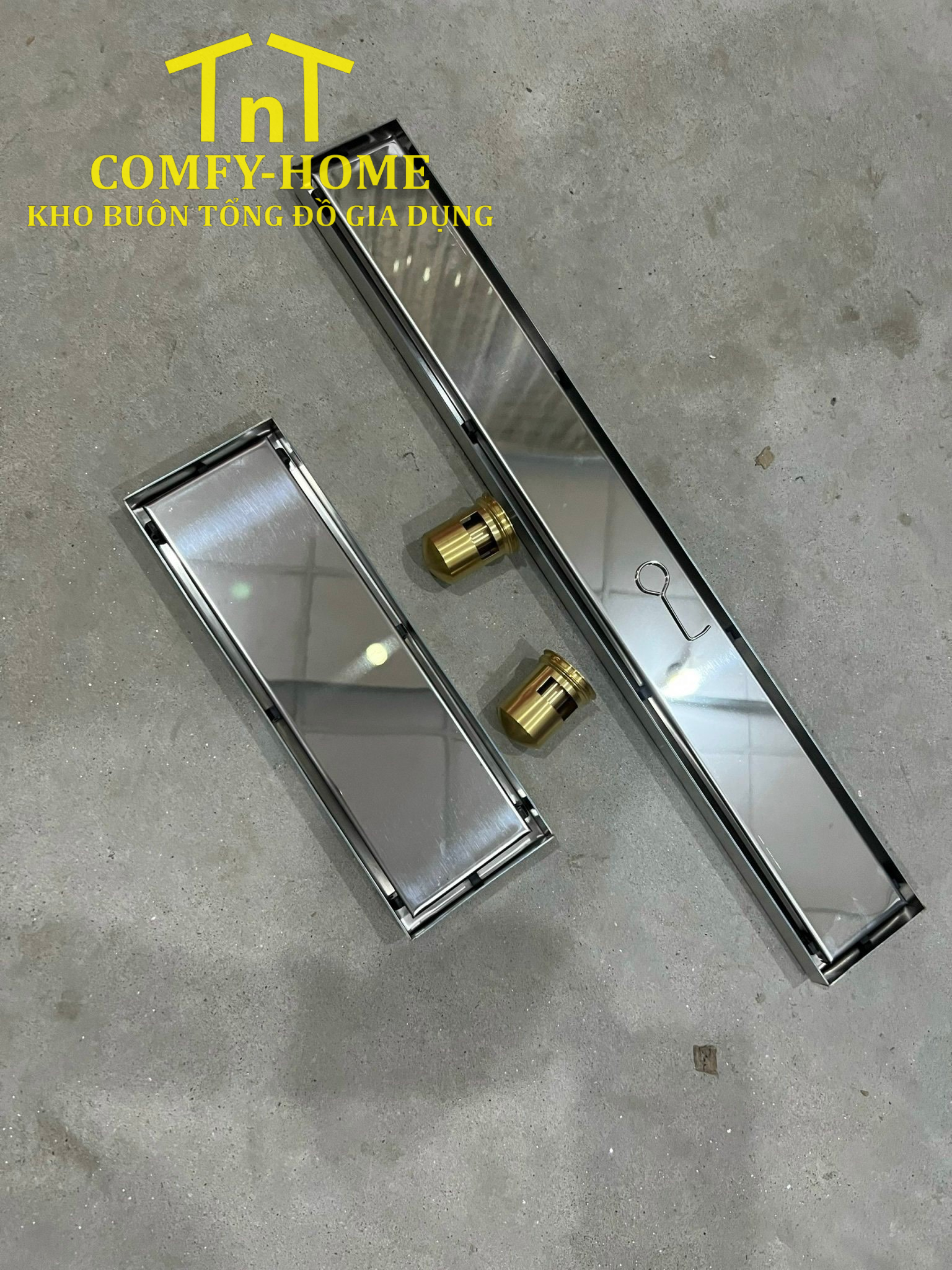 Ga thoát sàn inox cao cấp – Thiết kế âm sàn dạng dài hiện đại - Image 2