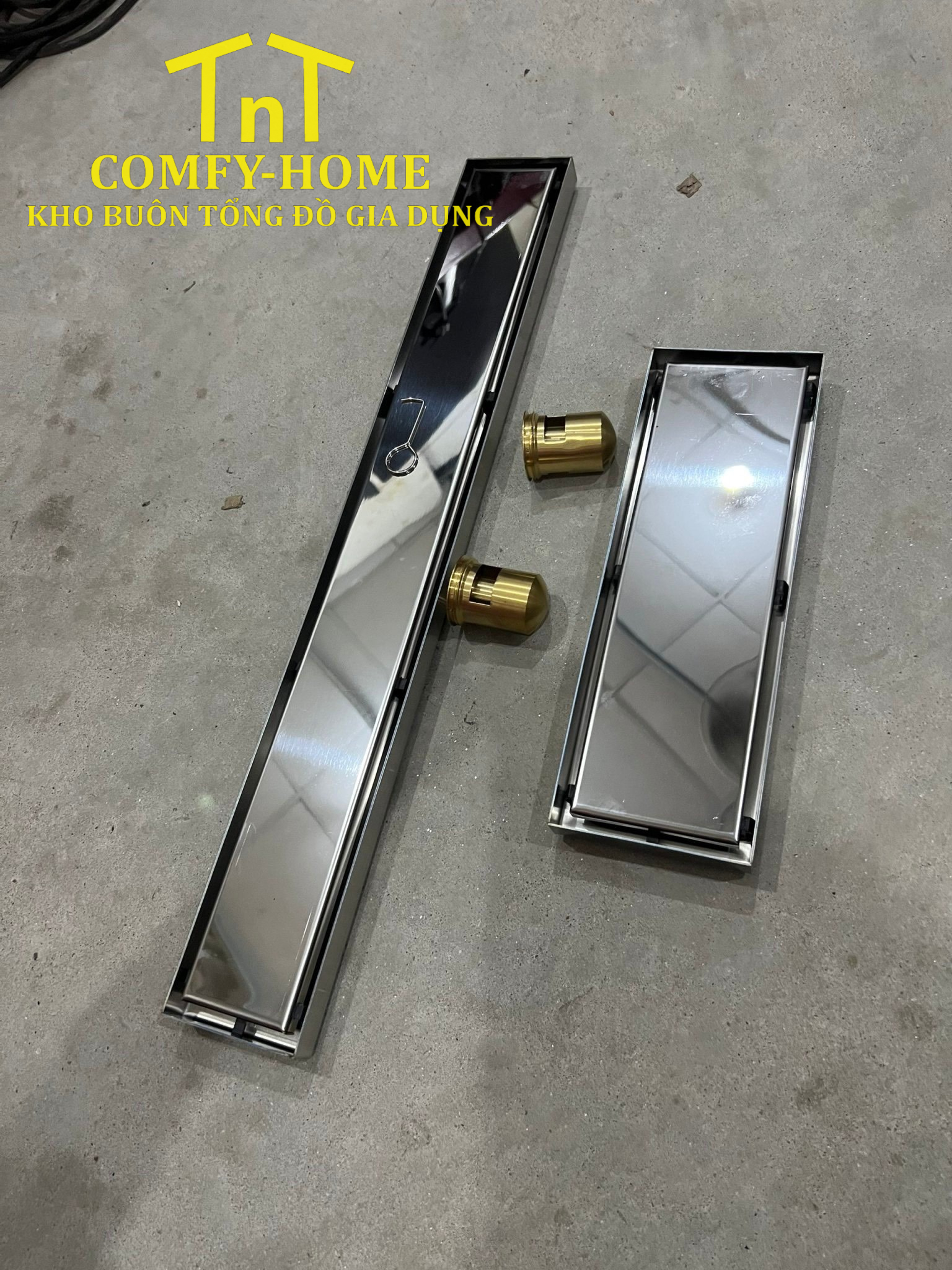 Ga thoát sàn inox cao cấp – Thiết kế âm sàn dạng dài hiện đại - Image 3