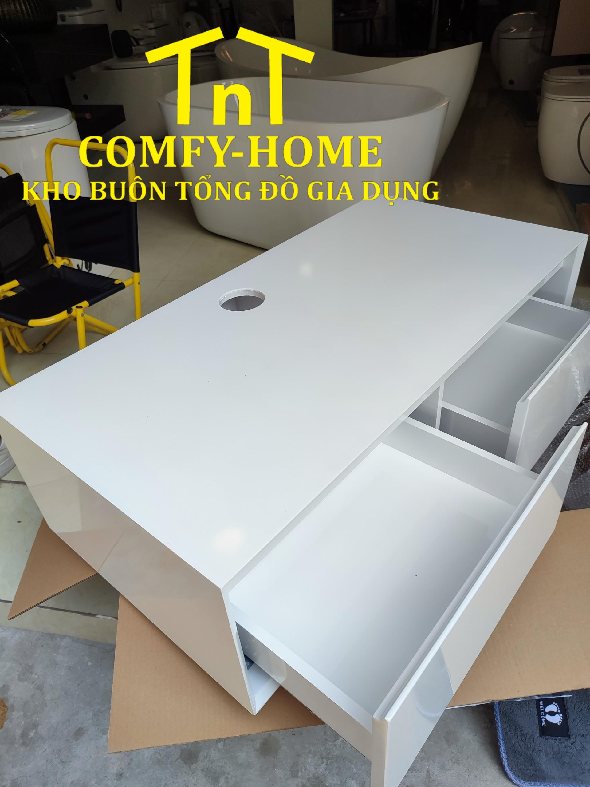 Tủ Lavabo Treo Tường 2 Ngăn Kéo Màu Hồng Pastel Cao Cấp – Comfy Home - Image 2