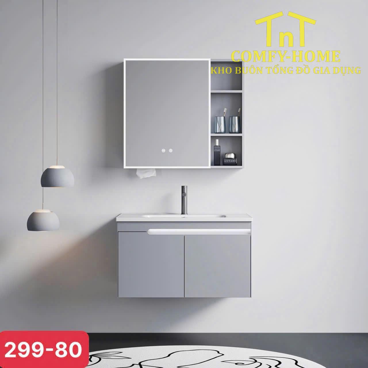 Bộ tủ chậu Lavabo hiện đại Model No: 299