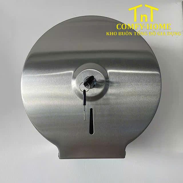 Hộp đựng giấy vệ sinh cuộn lớn Inox cao cấp - Image 2