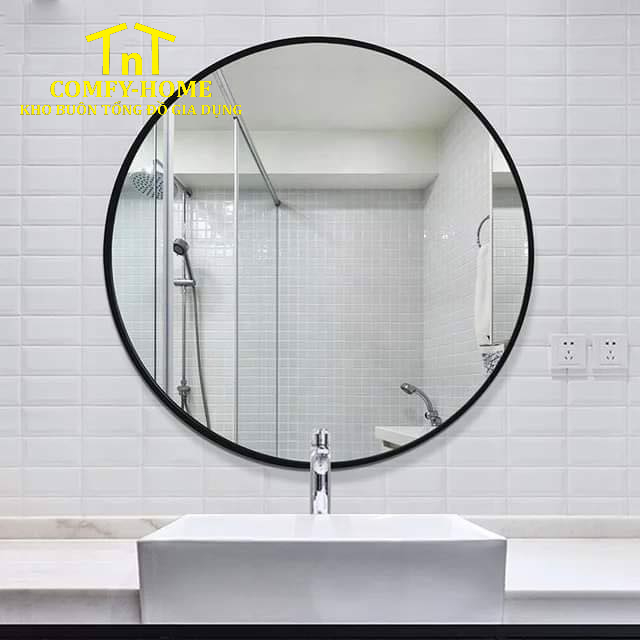 Gương Tròn Treo Tường Decor Cao Cấp – Phong Cách Hiện Đại Minimalist - Image 2