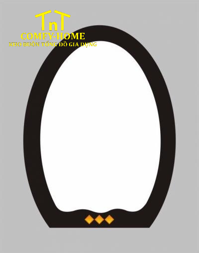 Gương Phòng Tắm Viền Đen Nghệ Thuật Cao Cấp – Phong Cách Hiện Đại & Sang Trọng - Image 3