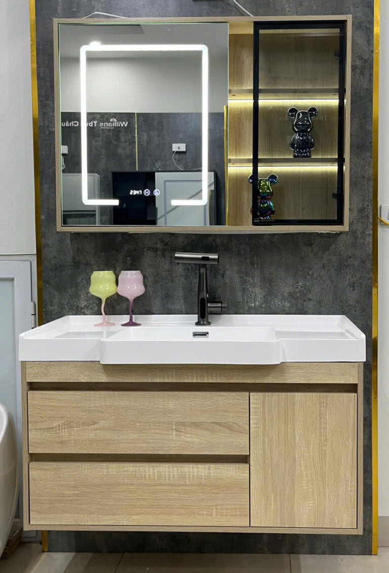 Tủ chậu lavabo cao cấp hàng nhập khẩu 100x46 cm