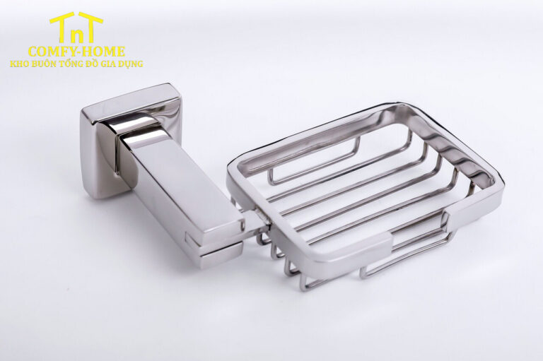 Khay đựng xà phòng inox mạ Chrome – Thiết kế hiện đại