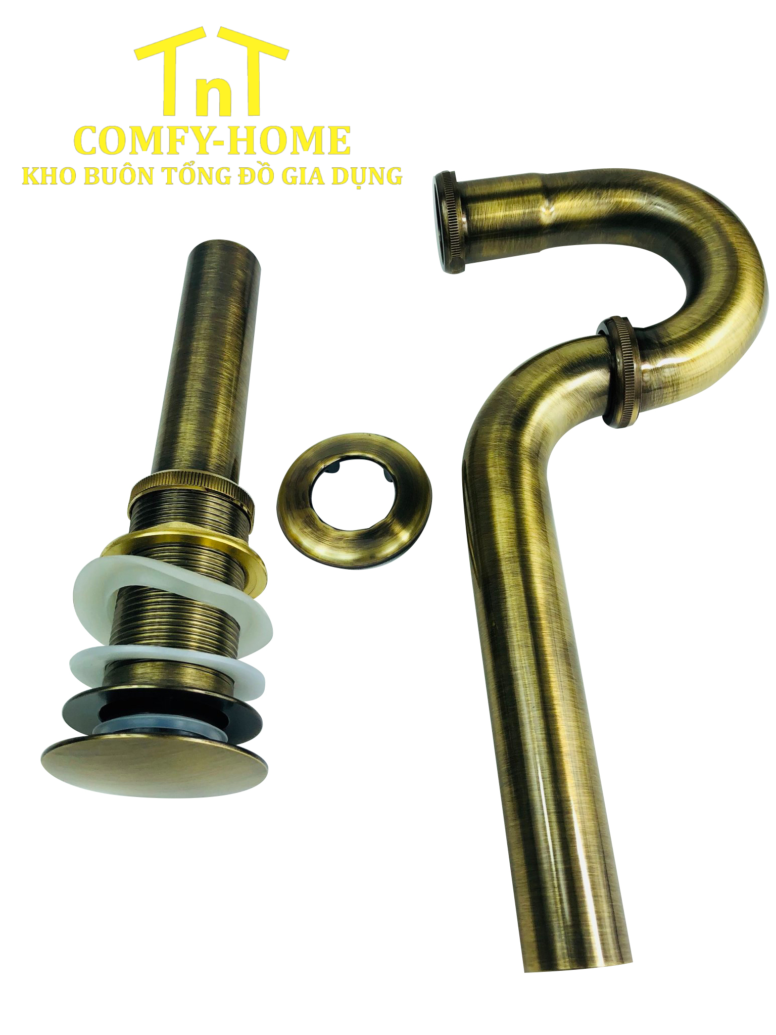 Bộ Xả Nhấn Lavabo Kim Loại Cao Cấp (Luxury Metal Pop-up Drain) - Image 4