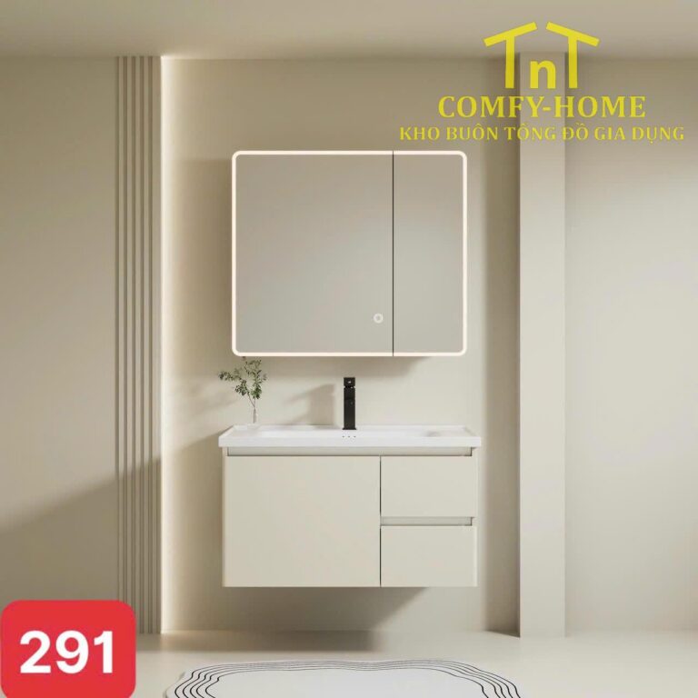 Bộ tủ chậu Lavabo hiện đại (Model No: 291)