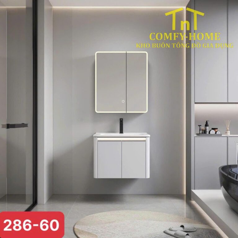Bộ tủ chậu Lavabo PVC Model 286