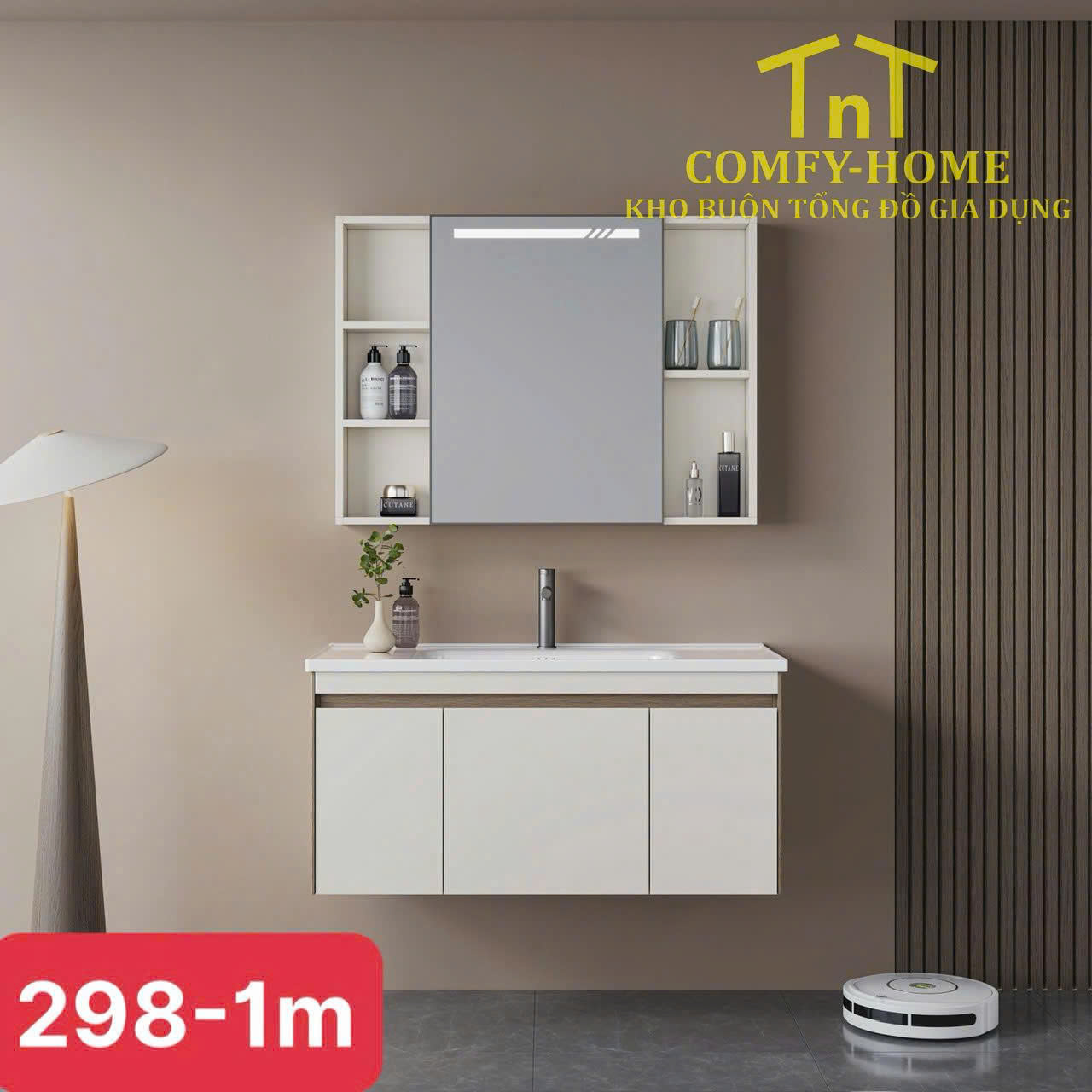 Bộ tủ chậu Lavabo Model 298 - Image 2