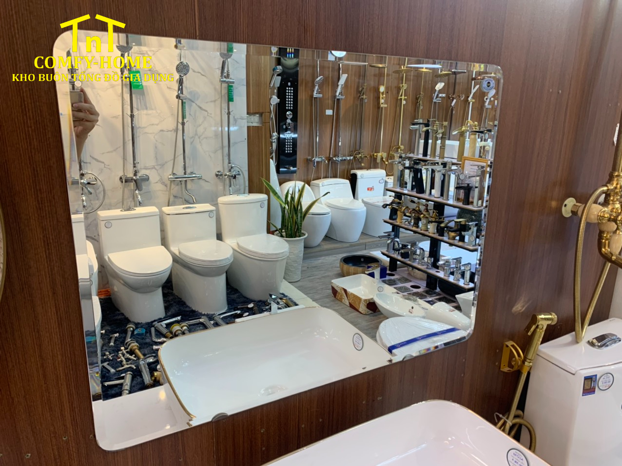 Gương Phòng Tắm Hình Chữ Nhật Bo Góc Cao Cấp – Kiểu Dáng Hiện Đại, Phôi Gương Bỉ Chống Ố - Image 7